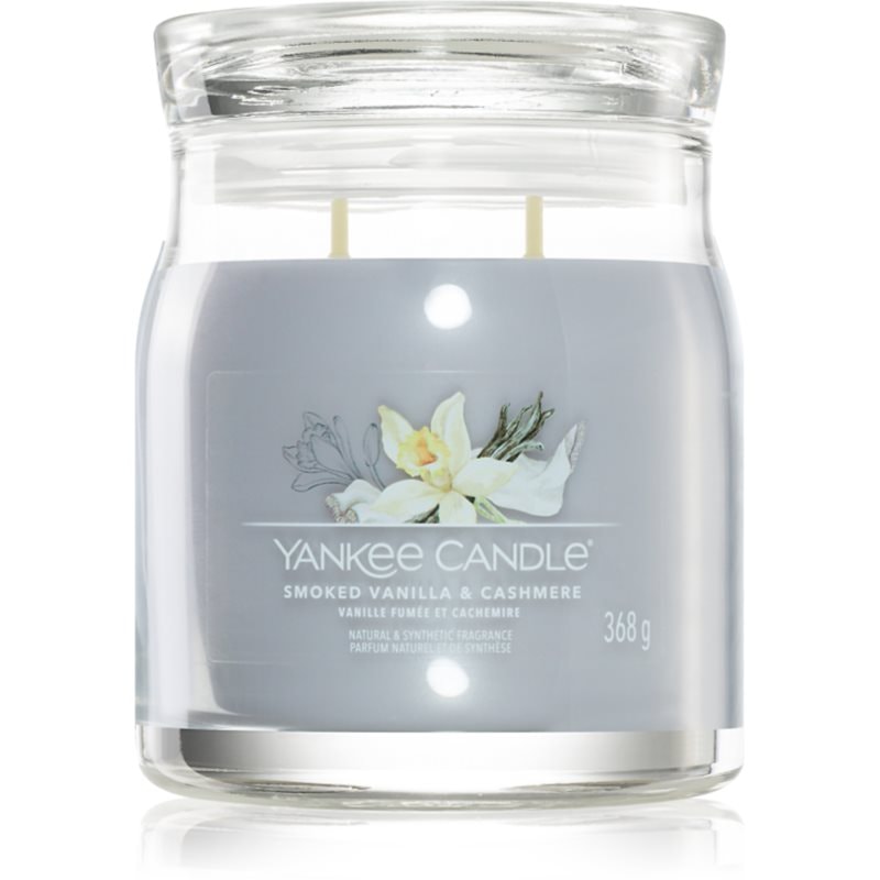 Yankee Candle Yankee Candle Smoked Vanilla & Cashmere ароматна свещ 368 гр. - Унисекс парфюм 368мл - Сравни цени от 1 магазин с безплатна доставка