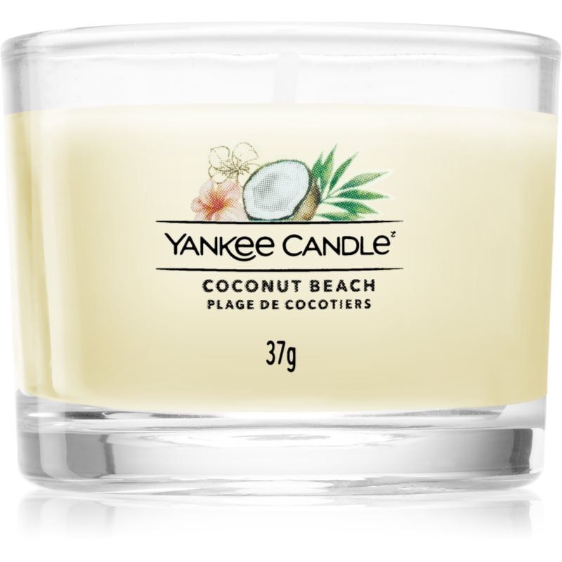 Yankee Candle Coconut Beach вотивна свещ glass 37 гр. - Аромат - Сравни цени от 1 магазин с безплатна доставка