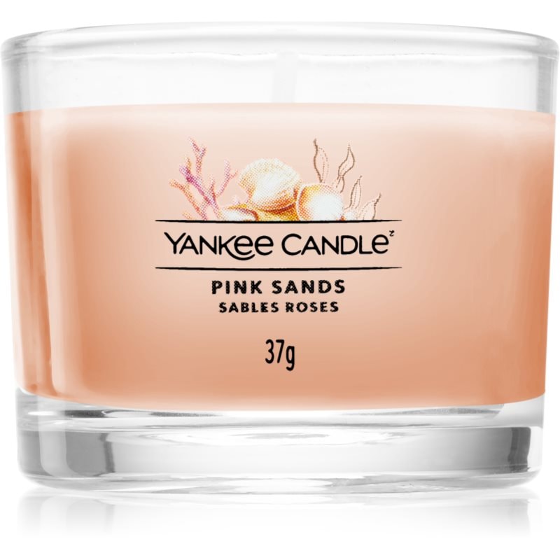 Yankee Candle Pink Sands вотивна свещ glass 37 гр. - Аромат - Сравни цени от 1 магазин с безплатна доставка
