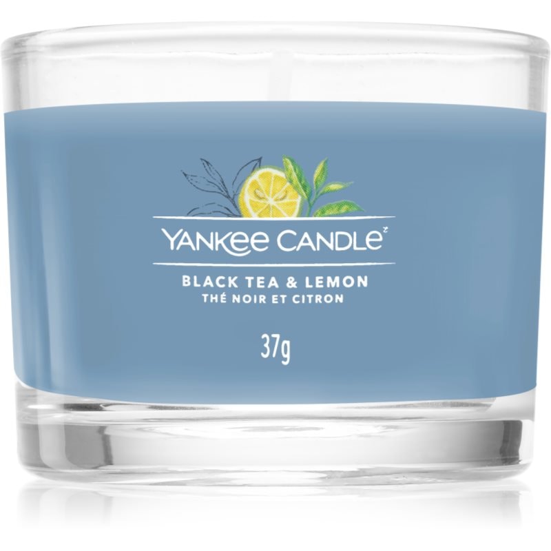 Yankee Candle Yankee Candle Black Tea & Lemon вотивна свещ glass 37 гр. - Унисекс парфюм 37мл - Сравни цени от 1 магазин с безплатна доставка