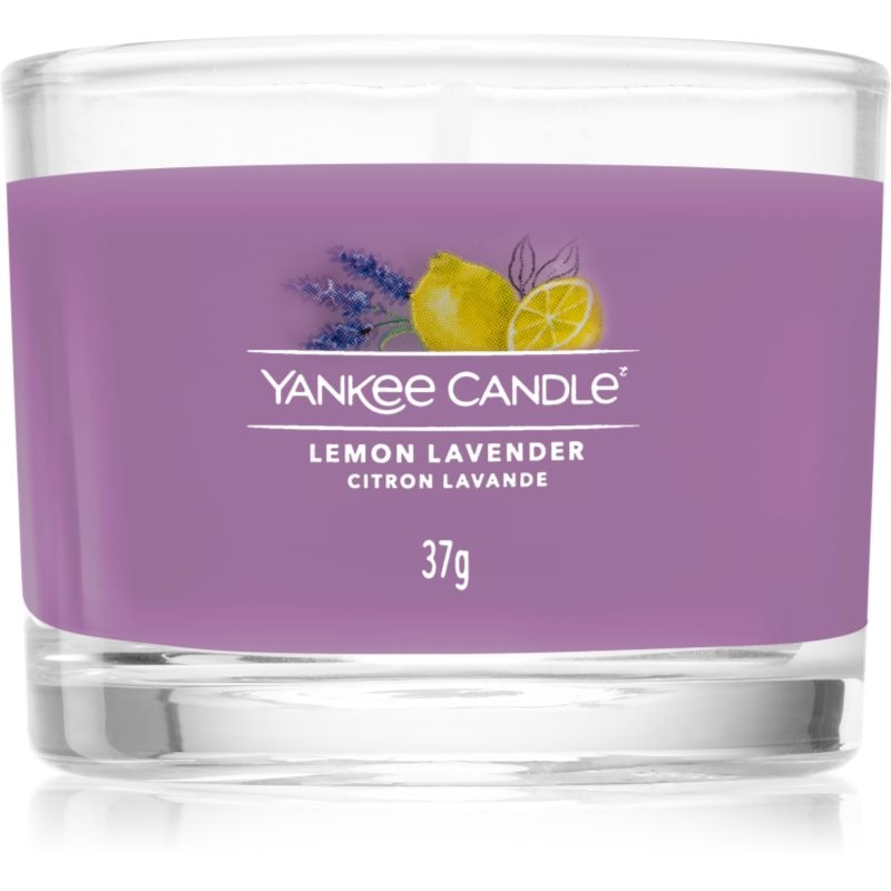 Yankee Candle Lemon Lavender вотивна свещ glass 37 гр. - Аромат - Сравни цени от 1 магазин с безплатна доставка