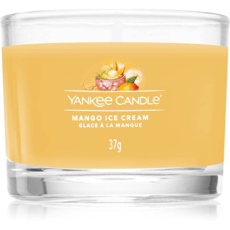 Yankee Candle Mango Ice Cream вотивна свещ glass 37 гр. - Аромат - Сравни цени от 1 магазин с безплатна доставка