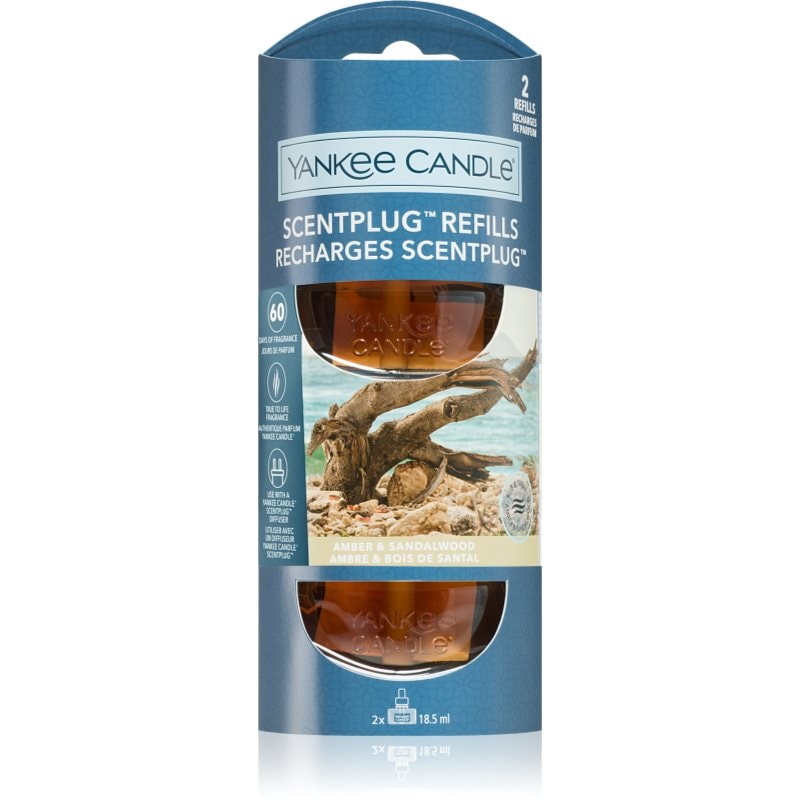 Yankee Candle Amber & Sandalwood резервен пълнител за електрически дифузер 2x18. - Аромат - Сравни цени от 1 магазин с безплатна доставка