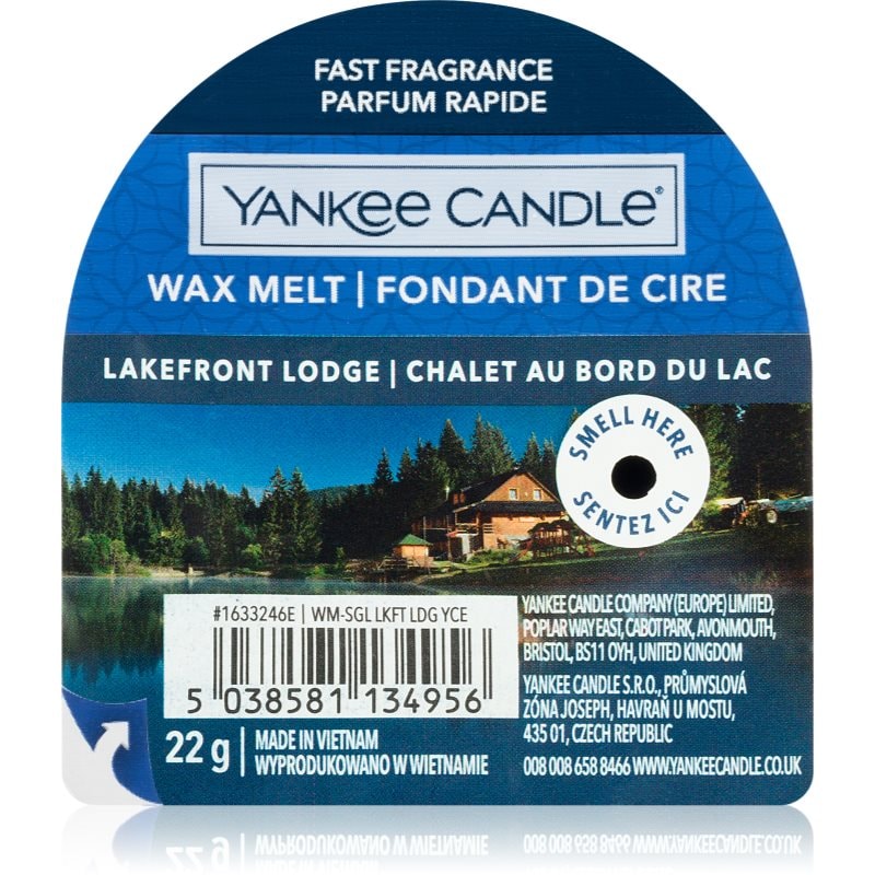 Yankee Candle Lakefront Lodge восък за арома-лампа 22 гр. - Аромат - Сравни цени от 1 магазин с безплатна доставка