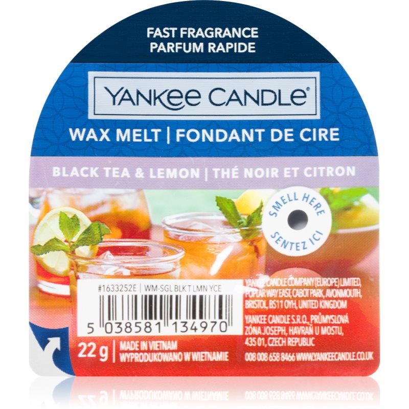 Yankee Candle Black Tea & Lemon восък за арома-лампа Signature 22 гр. - Аромат - Сравни цени от 1 магазин с безплатна доставка