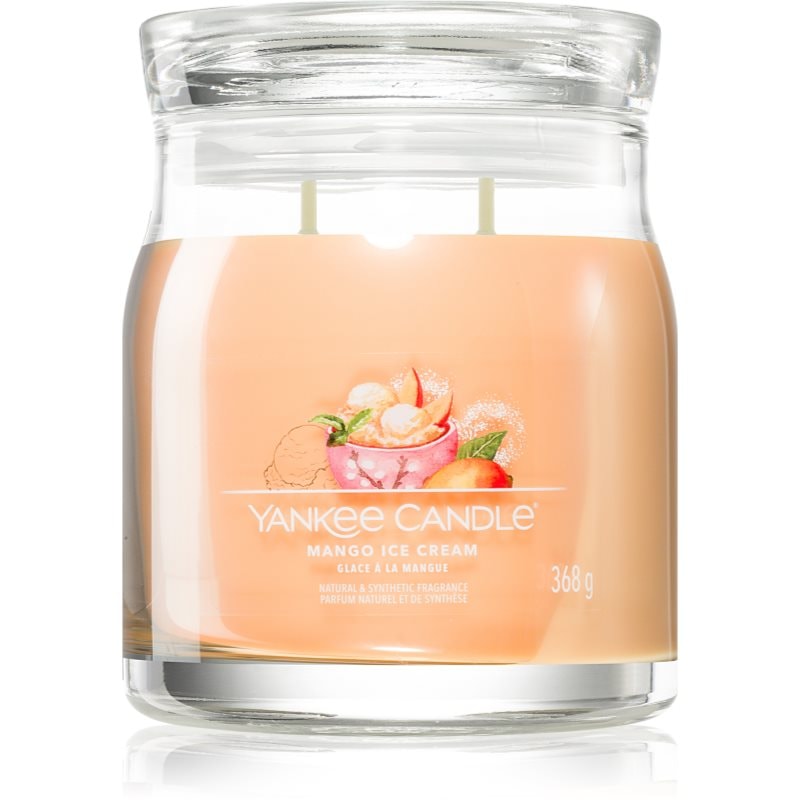 Yankee Candle Mango Ice Cream ароматна свещ Signature 368 гр. - Аромат - Сравни цени от 1 магазин с безплатна доставка