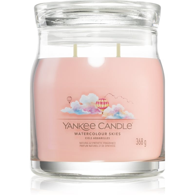 Yankee Candle Yankee Candle Watercolour Skies ароматна свещ Signature 368 гр. - Унисекс парфюм 368мл - Сравни цени от 1 магазин с безплатна доставка