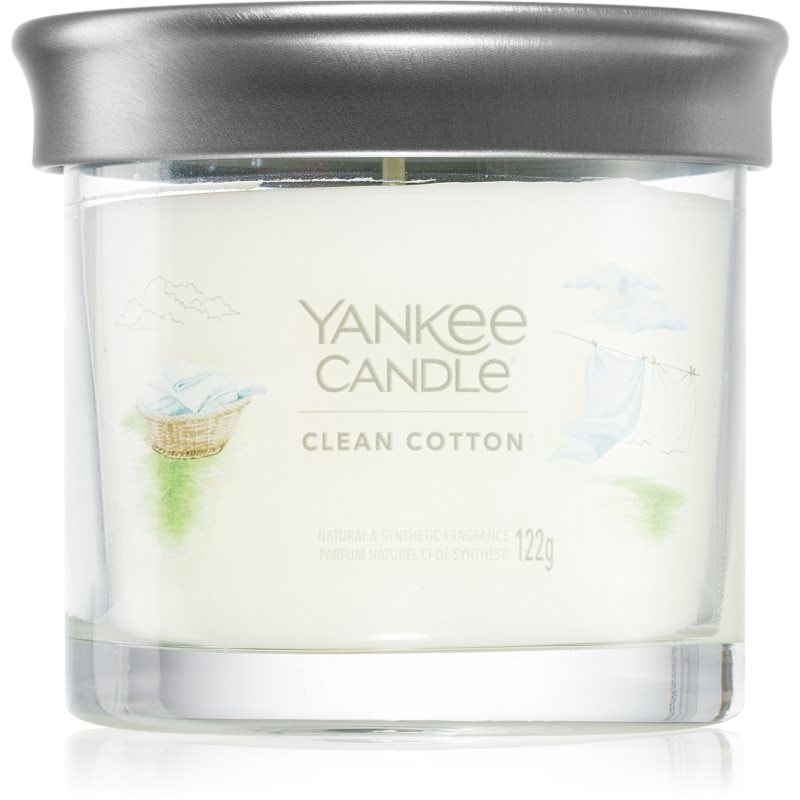 Yankee Candle Clean Cotton ароматна свещ Signature 122 гр. - Аромат - Сравни цени от 1 магазин с безплатна доставка