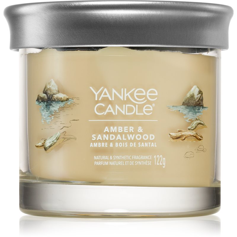 Yankee Candle Yankee Candle Amber & Sandalwood ароматна свещ 122 гр. - Унисекс парфюм - Сравни цени от 1 магазин с безплатна доставка