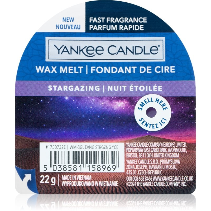 Yankee Candle Stargazing восък за арома-лампа 22 гр. - Аромат - Сравни цени от 1 магазин с безплатна доставка