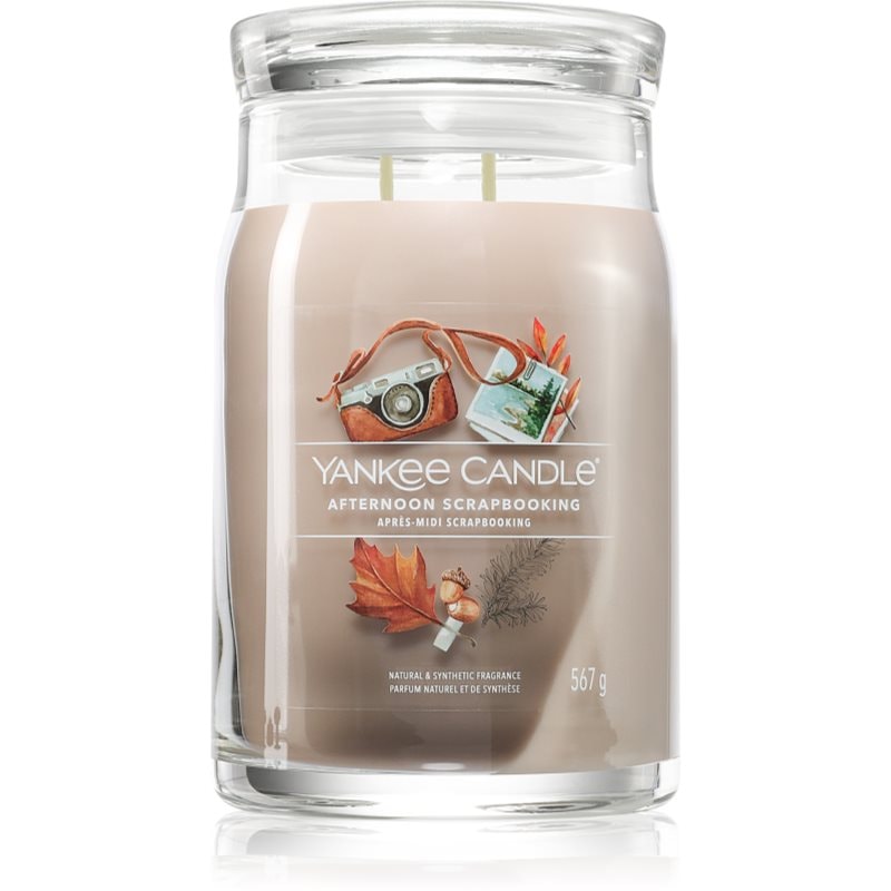 Yankee Candle Afternoon Scrapbooking ароматна свещ 567 гр. - Аромат - Сравни цени от 1 магазин с безплатна доставка