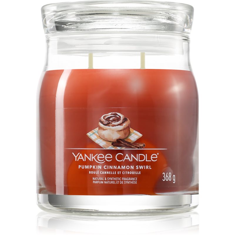Yankee Candle Pumpkin Cinnamon Swirl ароматна свещ 368 гр. - Аромат - Сравни цени от 1 магазин с безплатна доставка
