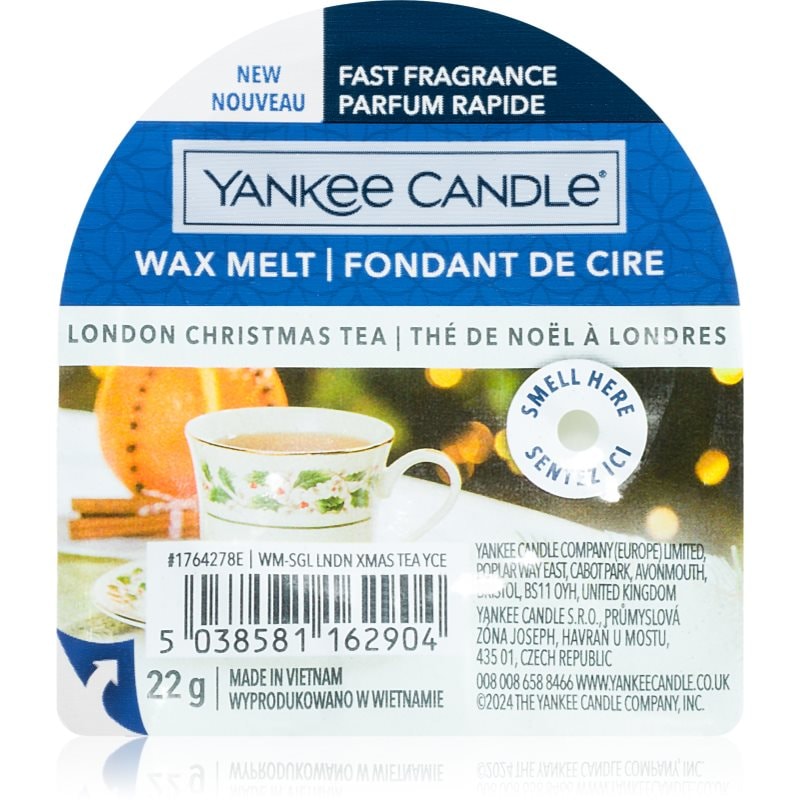 Yankee Candle London Christmas Tea восък за арома-лампа 22 гр. - Аромат - Сравни цени от 1 магазин с безплатна доставка