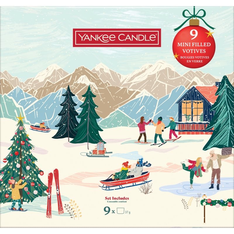 Yankee Candle Christmas Collection 9 Votive Candles подаръчен комплект