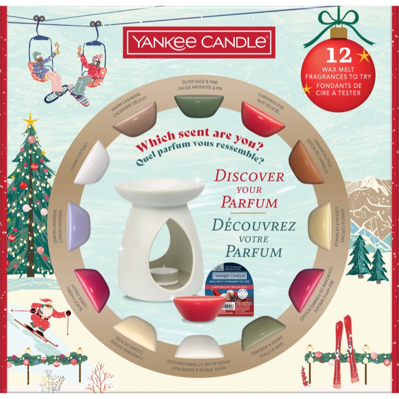 Yankee Candle Christmas Collection Aromalamp & 12 Wax Melts подаръчен комплект - Аромат - Сравни цени от 1 магазин с безплатна доставка