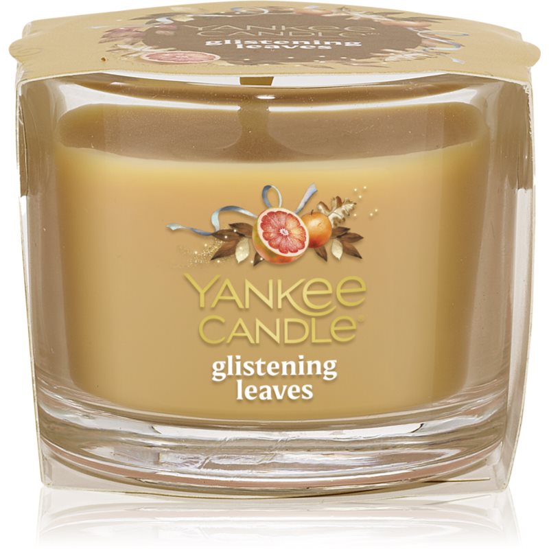 Yankee Candle Glistening Leaves вотивна свещ glass 37 гр. - Аромат - Сравни цени от 1 магазин с безплатна доставка
