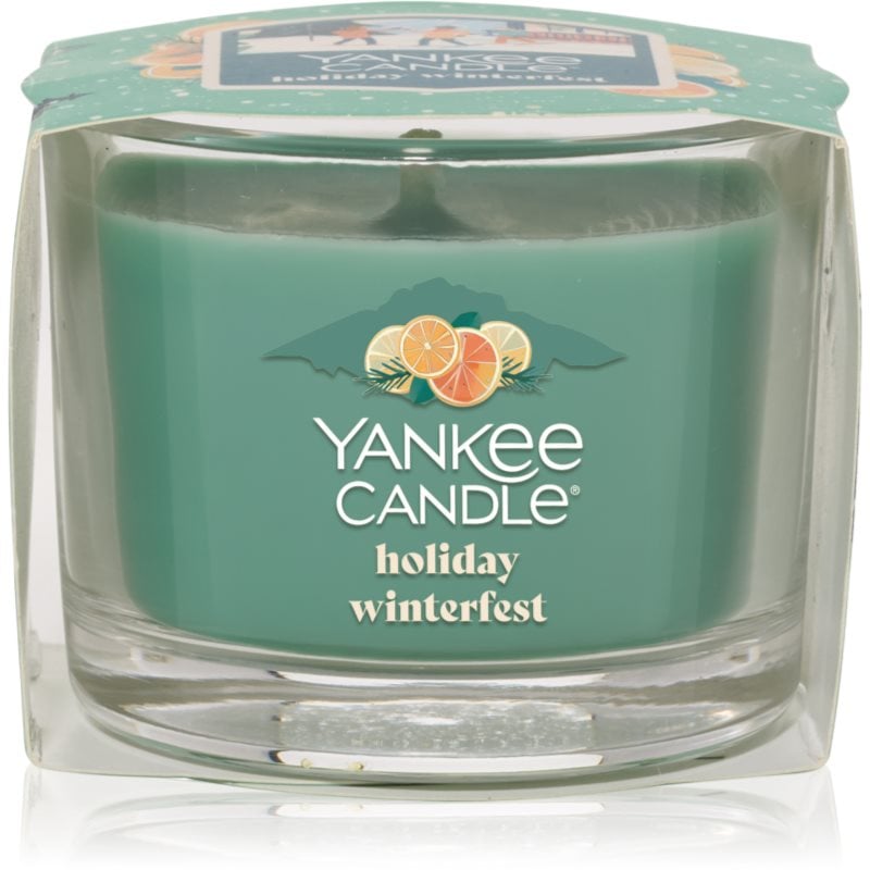 Yankee Candle Holiday Winterfest вотивна свещ glass 37 гр.