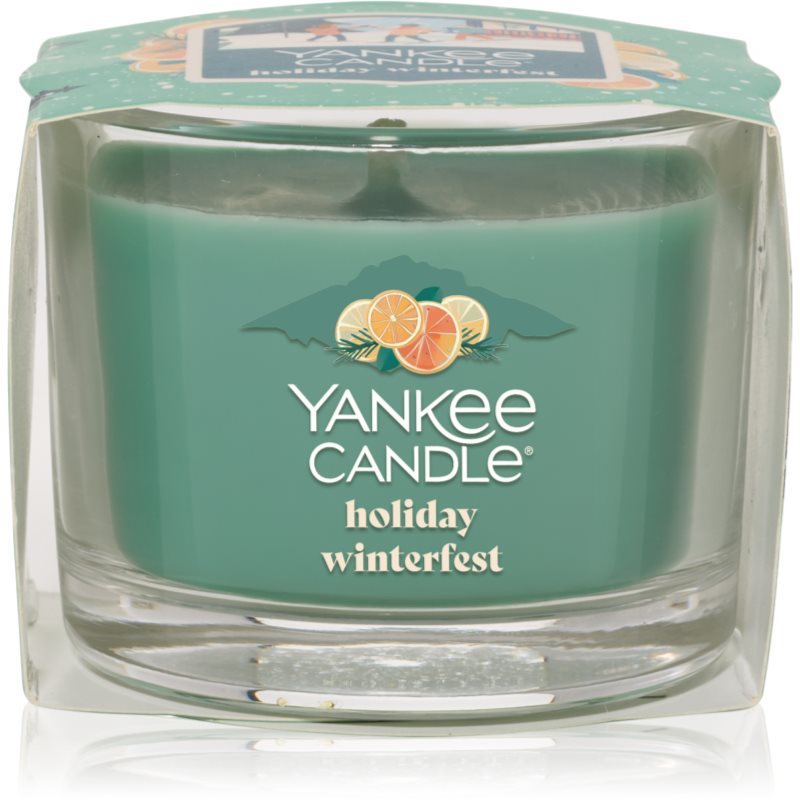 Yankee Candle Yankee Candle Holiday Winterfest вотивна свещ glass 37 гр. - Унисекс парфюм - Сравни цени от 1 магазин с безплатна доставка