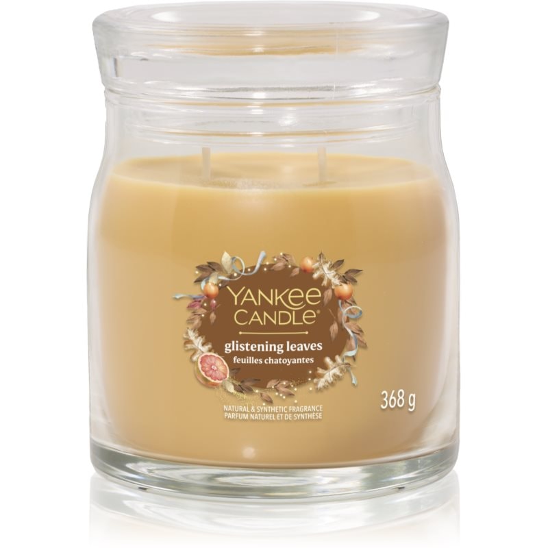 Yankee Candle Glistening Leaves ароматна свещ Signature 368 гр. - Аромат - Сравни цени от 1 магазин с безплатна доставка