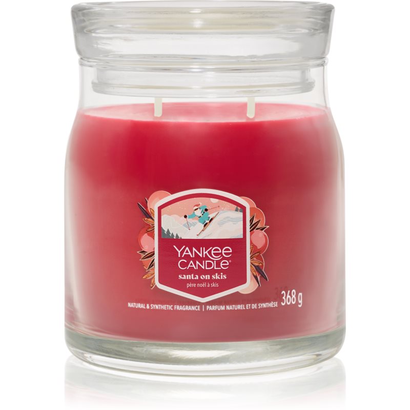 Yankee Candle Yankee Candle Santa On Skis ароматна свещ Signature 368 гр. - Унисекс парфюм 368мл - Сравни цени от 1 магазин с безплатна доставка