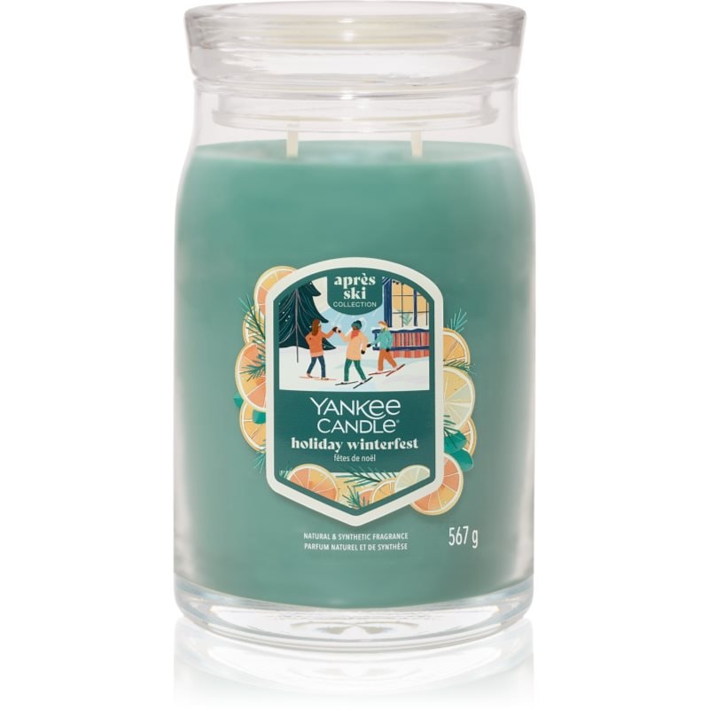 Yankee Candle Yankee Candle Holiday Winterfest ароматна свещ Signature 567 гр. - Унисекс парфюм 567мл - Сравни цени от 1 магазин с безплатна доставка