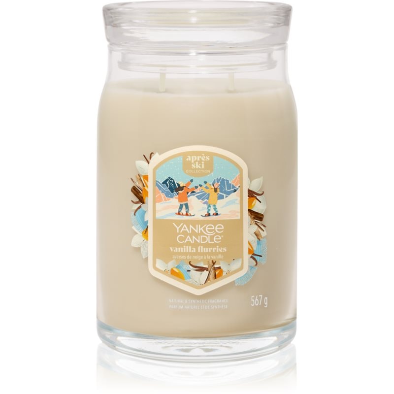 Yankee Candle Yankee Candle Vanilla Flurries ароматна свещ Signature 567 гр. - Унисекс парфюм 567мл - Сравни цени от 1 магазин с безплатна доставка