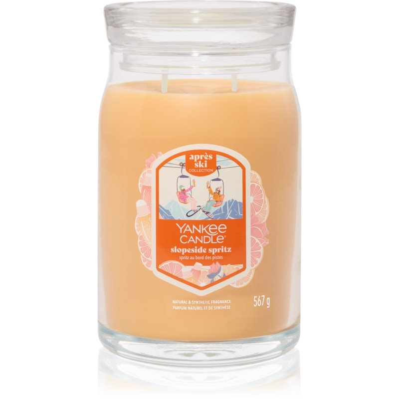 Yankee Candle Yankee Candle Slopeside Spritz ароматна свещ Signature 567 гр. - Унисекс парфюм 567мл - Сравни цени от 1 магазин с безплатна доставка