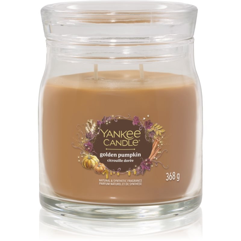 Yankee Candle Golden Pumpkin ароматна свещ Signature 368 гр. - Аромат - Сравни цени от 1 магазин с безплатна доставка