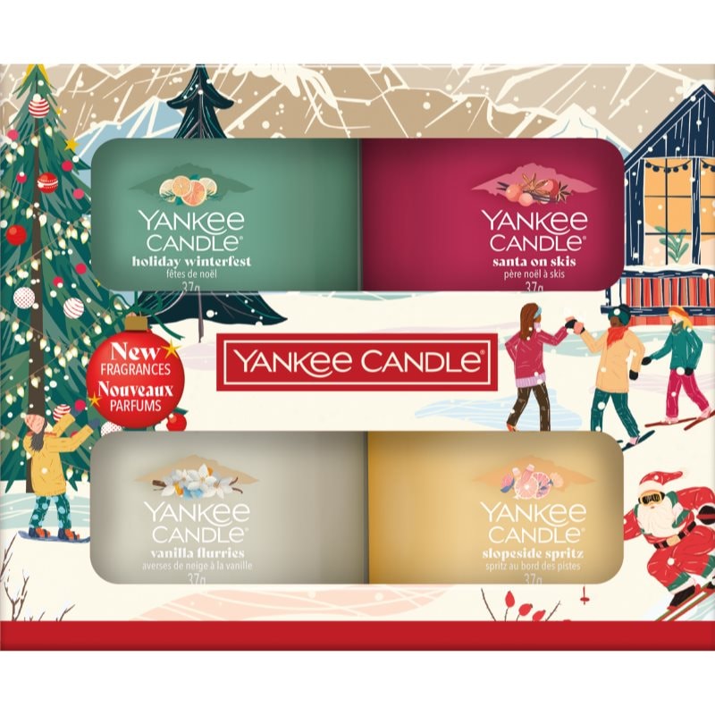 Yankee Candle Christmas Collection 4 Votive Candles подаръчен комплект - Аромат - Сравни цени от 1 магазин с безплатна доставка