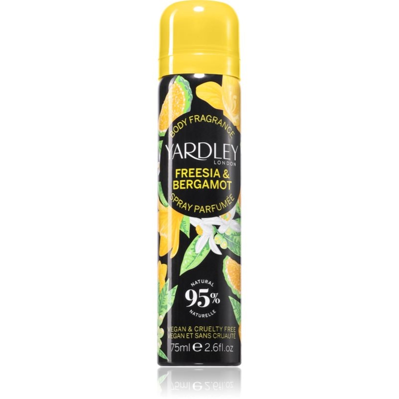 Yardley Freesia & Bergamot спрей за тяло за жени - Грижа за тяло - Сравни цени от 1 магазин с безплатна доставка