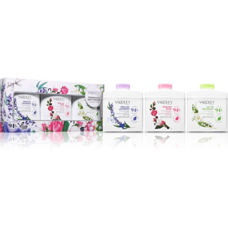 Yardley Fragranced Body Powder Collection комплект за жени