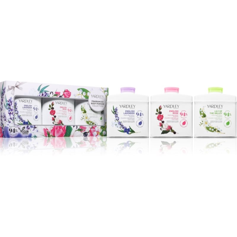 Yardley Fragranced Body Powder Collection комплект за жени - Комплект - Сравни цени от 1 магазин с безплатна доставка