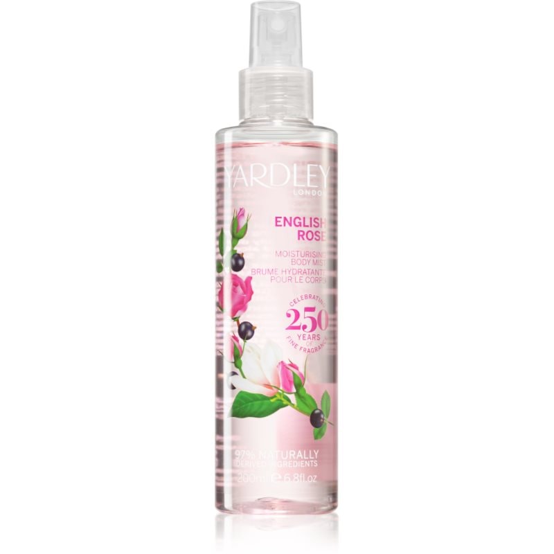 Yardley English Rose хидратиращ спрей за тяло за жени - Грижа за тяло - Сравни цени от 1 магазин с безплатна доставка