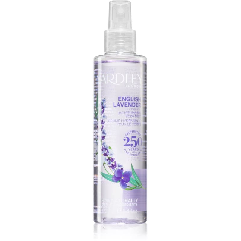 Yardley English Lavender хидратиращ спрей за тяло за жени