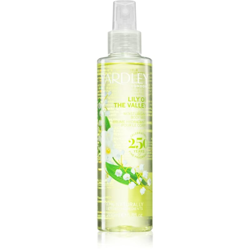 Yardley Lily Of The Valley хидратиращ спрей за тяло за жени