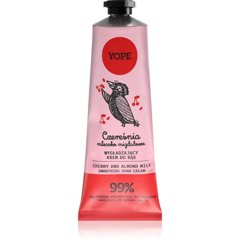 Yope Cherry & Almond Milk натурален крем за ръце - Грижа за тяло - Сравни цени от 1 магазин с безплатна доставка