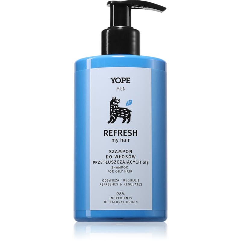 Yope Men Refresh My Hair шампоан за мазна коса за мъже - Грижа за коса - Сравни цени от 1 магазин с безплатна доставка