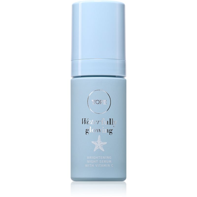 Yope Waterfully Glowing Brightening Night Serum озаряващ серум с витамин С - Грижа за лице - Сравни цени от 1 магазин с безплатна доставка