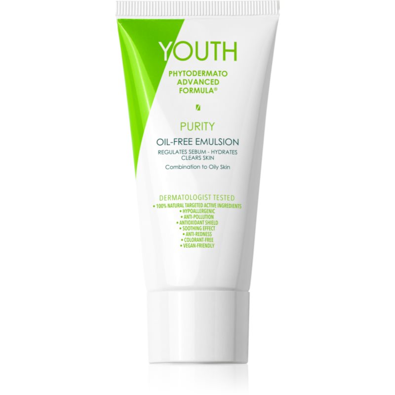 YOUTH Purity Oil-Free Emulsion хидратиращ матиращ крем - Грижа за лице - Сравни цени от 1 магазин с безплатна доставка