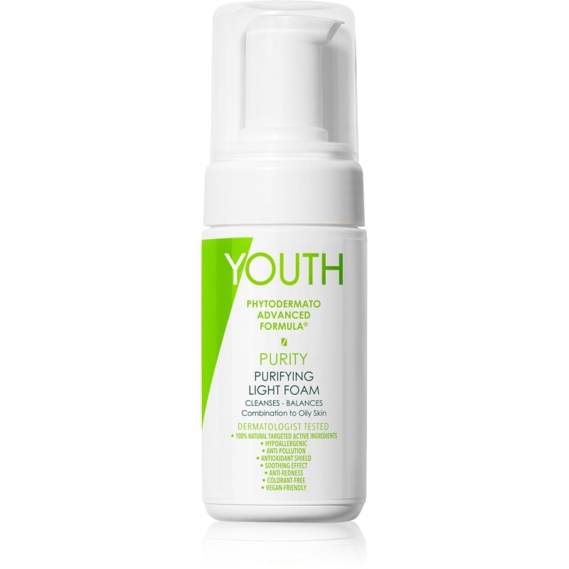 YOUTH Purity Purifying Light Foam нежна почистваща пяна - Грижа за лице - Сравни цени от 1 магазин с безплатна доставка