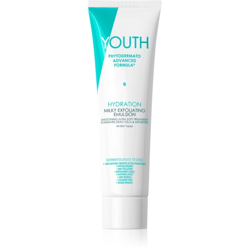 YOUTH Hydration Milky Exfoliating Emulsion експонираща почистваща емулсия - Грижа за лице - Сравни цени от 1 магазин с безплатна доставка