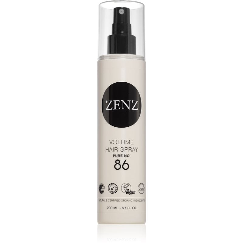 ZENZ Organic Pure No. 86 лак за коса със средна фиксация