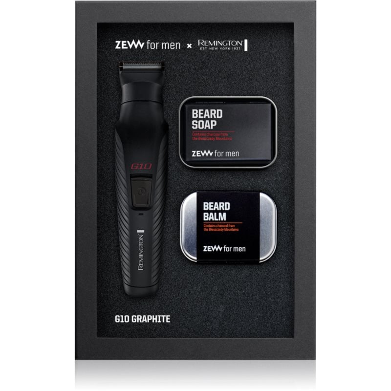 Zew For Men Remington G10 Graphite комплект за подстригване на брада и косми по тялото