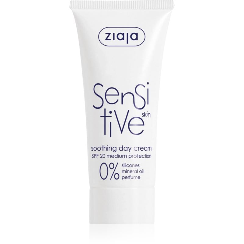 Ziaja Sensitive успокояващ крем за суха и сърбяща кожа SPF 20