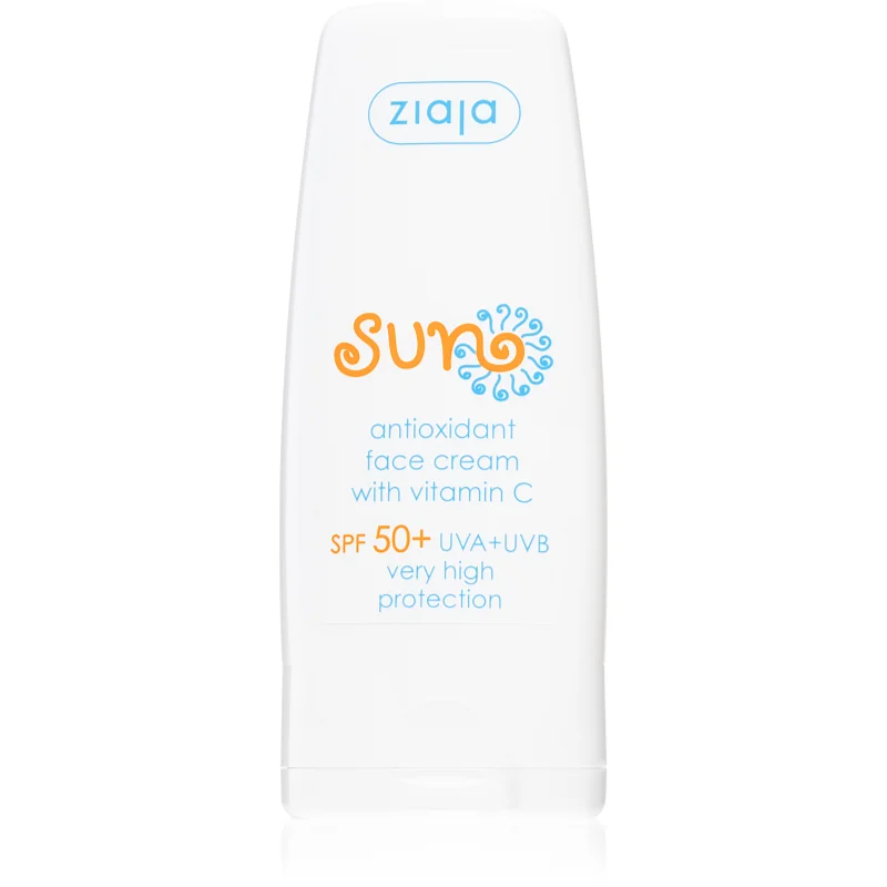Ziaja Sun антиоксидантен крем за лице с витамин С SPF 50+