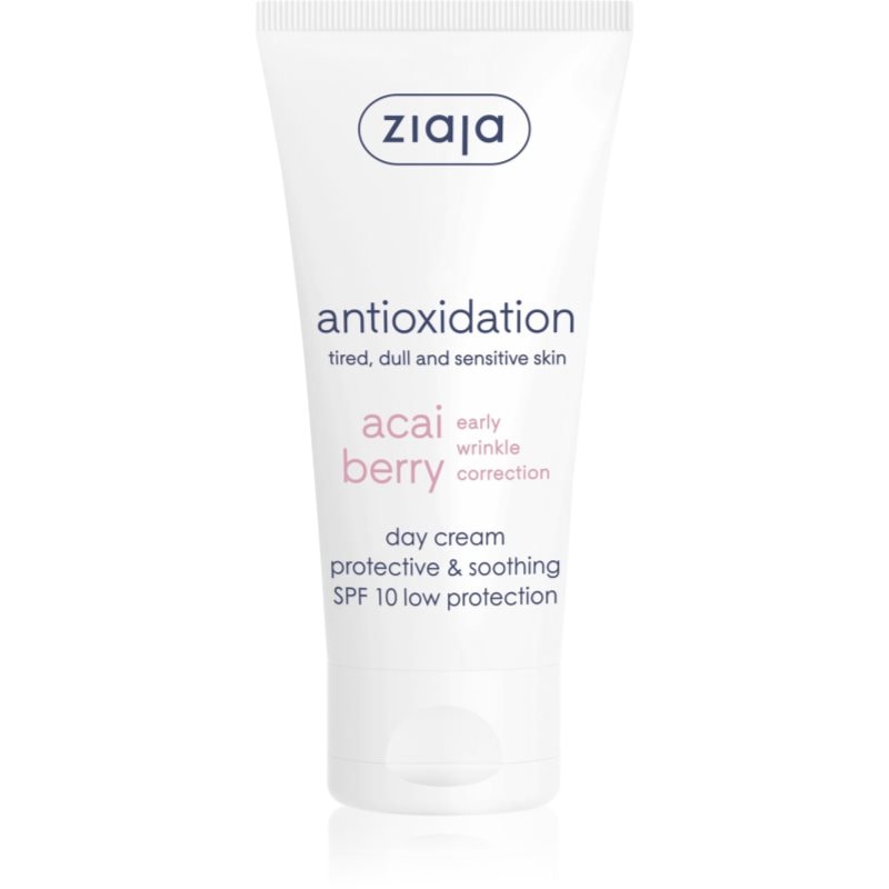 Ziaja Acai Berry успокояващ дневен крем SPF 10 - Грижа за лице - Сравни цени от 1 магазин с безплатна доставка
