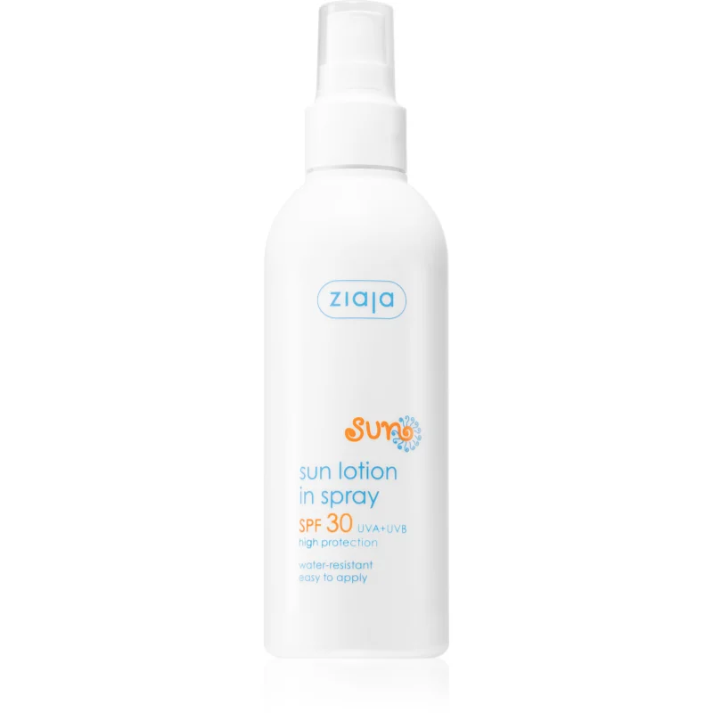 Ziaja Sun слънцезащитно мляко в спрей SPF 30