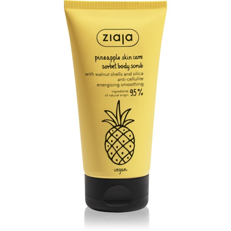 Ziaja Pineapple нежен сорбет за тяло с пилинг ефект