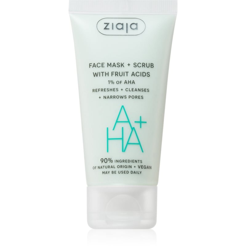 Ziaja Ziaja Face Mask + Scrub with Fruit Acids пилинг маска - Унисекс парфюм 55мл - Сравни цени от 1 магазин с безплатна доставка