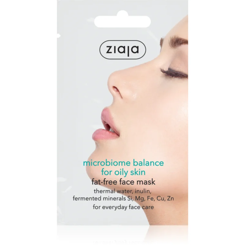 Ziaja Microbiome Balance маска за лице за регулиране на себума